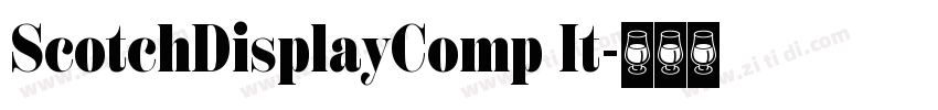 ScotchDisplayComp It字体转换